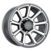 Vision 353 Turbine Gunmetal Machined Face (353-6865GMMF0)-1