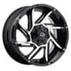 Vision 422 Prowler 20x9 8x165.1 12 ET 125.2 CB Gloss Black Machined Face (422-2981GBMF12)-1