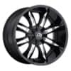 Vision 423 Manic 20x10 8x180 -25 ET 124.2 CB Gloss Black Machined Face (423-20087GBMF-25)-1