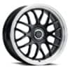 Vision 478 Alpine 20x8.5 5x112/5x120 35 ET 72.56 CB Gloss Black Brushed Lip (478-2819GBBRL35)-1