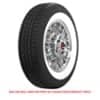 American Classic Wide Whitewall Radial 225/75R15 102S WW (587031C)-1