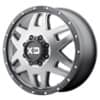 XD Series XD130 Machete Dually Front 20x7.5 8x165.1 142 ET 121.5 CB Matte Gray w/Black Reinforcing Ring (XD130275904142)-1