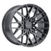 XO Luxury Phoenix 22x9 5x120 20 ET 76.1 CB Gunmetal w/Brushed Gunmetal Face (2290PHX205120G76)-1