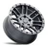 Black Rhino Arches Matte Gunmetal W/Black Lip Edge & Black Bolts-2