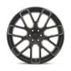 Black Rhino Kunene Matte Black with Dark Tint Milled Spokes-3 Black Rhino Kunene Matte Black with Dark Tint Milled Spokes-3