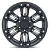 Black Rhino Asagai Matte Black W/Machined Spoke & Stainless Bolts-3