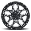 Black Rhino Shrapnel Gloss Black with Milled Spokes-3