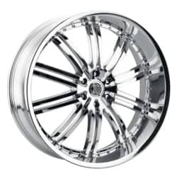 2Crave Number 11 22x9.5 5x115 15 ET 78.3 CB Chrome