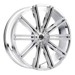2Crave Number 37 18x7.5 Blank 5 Lug 40 ET 72.56 CB Chrome