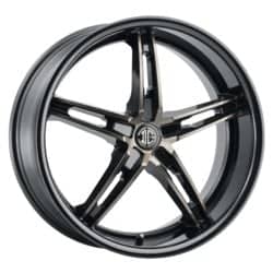 2Crave Number 38 18x8 Blank 5 Lug 35 ET 72.56 CB Gloss Carbon Black