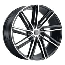 2Crave Number 39 18x8 Blank 5 Lug 35 ET 72.56 CB Gloss Black Machined