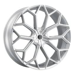 2Crave Number 42 24x10 Blank 6 Lug 15 ET 78.3 CB Platinum Silver Machined