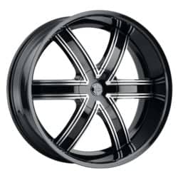 2Crave Number 44 20x9.5 6x135 30 ET 87 CB Gloss Black Machined