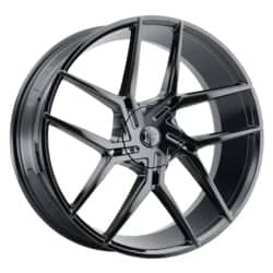 2Crave Number 51 18x8 Blank 5 Lug 35 ET 72.56 CB Gloss Black