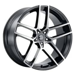 2Crave Number 54 22x9 Blank 5 Lug 15 ET 74.1 CB Gloss Carbon Black