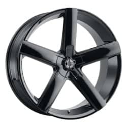 2Crave Number 55 18x8 Blank 5 Lug 35 ET 72.56 CB Gloss Black