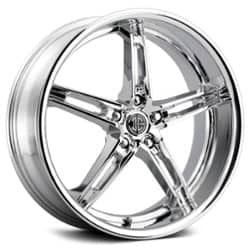 2Crave Number 38 18x8 5x120 35 ET 72.56 CB Chrome