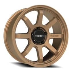 Vision 351 17x8.5 6x139.7 -10 ET 106.2 CB Matte Bronze
