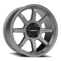 Vision 351 17x8.5 6x139.7 -10 ET 106.2 CB Satin Grey
