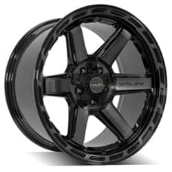4Play 4P63 22x10 6x135/6x139.7 -18 ET 106.1 CB Brushed Black
