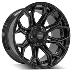 4Play 4P83 22x10 6x135/6x139.7 -18 ET 106.1 CB Brushed Black