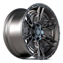 4Play 4PS01 18x9 6x135/6x139.7 -6 ET 106.1 CB Matte Black