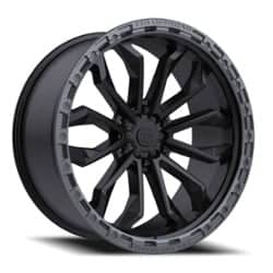 TIS Offroad 556BA 17x9 6x139.7 0 ET 106.2 CB Satin Black