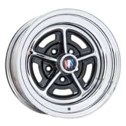 Wheel Vintiques 57 Buick Rallye Chrome/Gloss Black