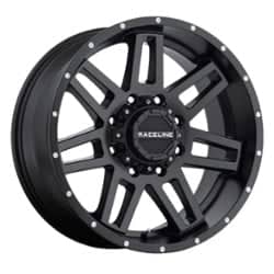 Raceline 931B Injector 16x8 5x114.3/5x127 0 ET 78.1 CB Black