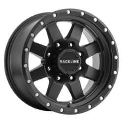 Raceline 935B Defender Trailer 14x6 5x114.3 0 ET 81 CB Black