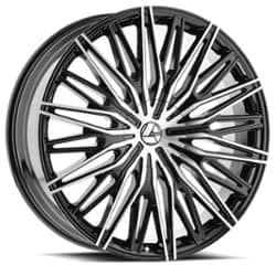 Azara AZA 522 20x8.5 5x112/5x114.3 35 ET 74.1 CB Gloss Black Machined