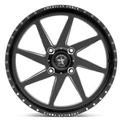 American Force K04 Camino UTV 20x7 4x156 0 ET 115 CB Black