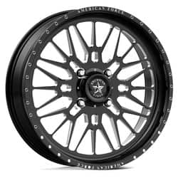 American Force K06 Nomad UTV 20x7 4x156 0 ET 115 CB Black Milled