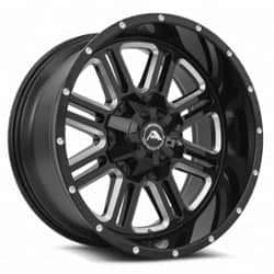 American Off-Road A106 20x10 5x114.3 -24 ET 78.1 CB Black Milled Spoke