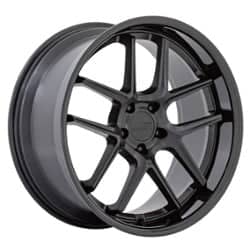 American Racing AR942 20x11 5x115 22 ET 71.5 CB Matte Black with Gloss Black Lip