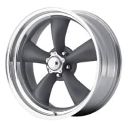 American Racing VN215 Classic Torq Thrust II 1PC 14x6 5x114.3 -2 ET 83.1 CB Mag Gray with Machined Lip