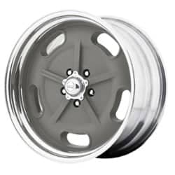 American Racing VN470 Salt Flat Special 15x3.5 Blank 5 Lug 15 to 35 ET 72.56 CB Mag Gray/Polished