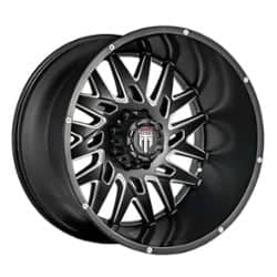 American Truxx AT184 DNA 24x14 6x135 -76 ET 87.1 CB Black/Milled