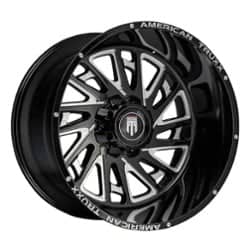 American Truxx AT1905 Blade 24x14 5x127 -76 ET 78.1 CB Black/Milled