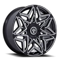 Dub Anomaly 22x9 5x115 38 ET 74.1 CB Gloss Black