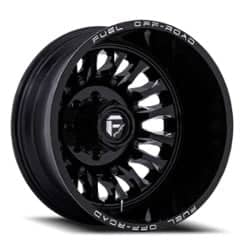Fuel Arc Dually 20x8.25 8x210 -201 ET 154.3 CB Gloss Black