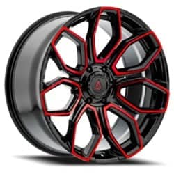 Arena Cobra Gloss Black/Machined/Red Tint