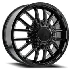 Arena Dually Thunder Front 20x8.25 8x210 105 ET 154.29 CB Satin Black