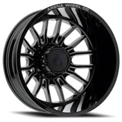 Arena Dually Thunder Rear 20x8.25 8x210 -220 ET 154.29 CB Gloss Black/Milled