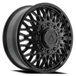Arena Dually Valkyrie A129 Front 22x8.25 10x225 100 ET 170.13 CB Gloss Black