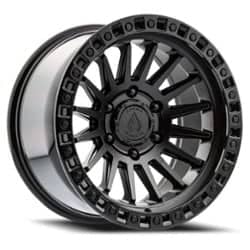 Arena Mesa Satin Black Center with Gloss Black Lip