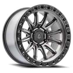 Arena Mission Satin Gunmetal Center with Satin Black Lip