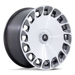 Asanti ABL-45 24x10 5x120 35 ET 72.56 CB Gloss Platinum w/Machined Face