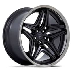 Asanti ABL-46 Duke 20x9 5x120 15 ET 74.1 CB Satin Black w/DDT Lip