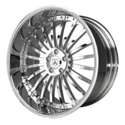 Asanti AF122 24x9.5 -127 to 86 ET 125.1 CB Custom Finish